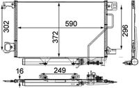 Thumbnail - Condensor, airconditioning - AC450000P - MAHLE