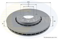 Disc frana COMLINE, Cod: ADC1110V