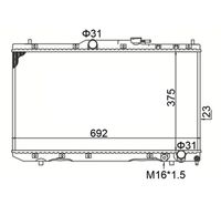 Radiator, engine cooling
