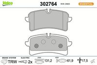 Bremsbelagsatz, Scheibenbremse