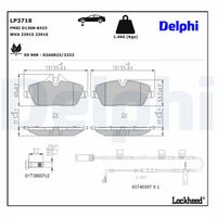 Set placute frana DELPHI, Cod: LP3718