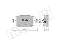 Bremsbelagsatz, Scheibenbremse