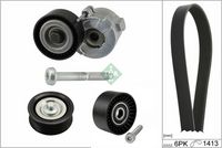 Set curea transmisie cu caneluri Schaeffler INA, Cod: 529 0304 10