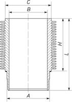 Thumbnail - Cilindervoering - 101WR0900 - MAHLE
