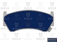 Комплект спирачно феродо, дискови спирачки 1050495 AKRON-MALÒ
