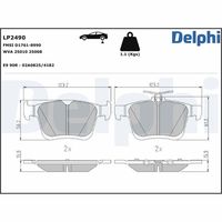 комплект спирачно феродо, дискови спирачки