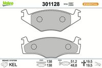 комплект спирачно феродо, дискови спирачки