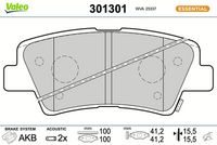 Bremsbelagsatz, Scheibenbremse