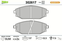 Bremsbelagsatz, Scheibenbremse