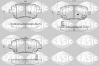комплект спирачно феродо, дискови спирачки