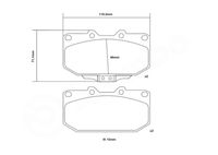 BREMBO High performance remblokkenset 3