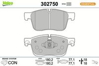 Bremsbelagsatz, Scheibenbremse