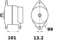 Thumbnail - Dynamo / alternator - MG9 - MAHLE