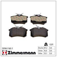 комплект спирачно феродо, дискови спирачки