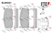 Bremsbelagsatz, Scheibenbremse