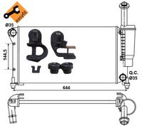 Ψυγείο, ψύξη κινητήρα EASY FIT