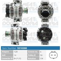 Generator / Alternator MEAT & DORIA, Cod: 5510300