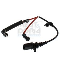 предупредителен контактен сензор, износване на накладките