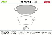 Bremsbelagsatz, Scheibenbremse