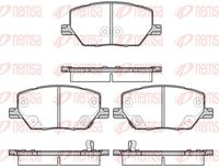 комплект спирачно феродо, дискови спирачки