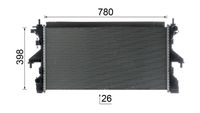 Thumbnail - Radiateur - CR2631000P - MAHLE