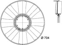 Thumbnail - Koelventilatorwiel - CFW31000P - MAHLE