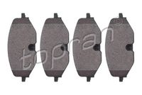 комплект спирачно феродо, дискови спирачки