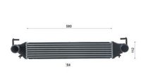 Thumbnail - Intercooler, inlaatluchtkoeler - CI683000S - MAHLE