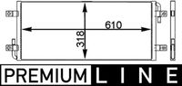 Thumbnail - Lage temperatuurkoeler, intercooler - CIR22000P - MAHLE