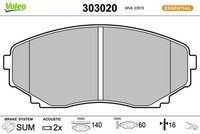 комплект спирачно феродо, дискови спирачки
