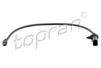 предупредителен контактен сензор, износване на накладките