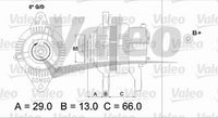 Generator / Alternator VALEO, Cod: 437157