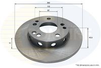 Disc frana COMLINE, Cod: ADC1601