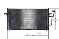 Thumbnail - Condensor, airconditioning - AC458000S - MAHLE