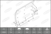 BERAL Remvoeringsset, trommelrem 2