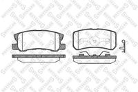 Комплект спирачно феродо, дискови спирачки 814 002B-SX STELLOX