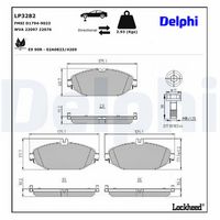 Bremsbelagsatz, Scheibenbremse