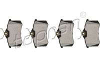 комплект спирачно феродо, дискови спирачки