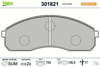 Bremsbelagsatz, Scheibenbremse