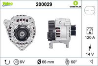 Generator / Alternator VALEO, Cod: 200029