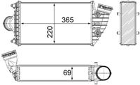 Thumbnail - Intercooler, inlaatluchtkoeler - CI380000P - MAHLE