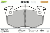 Bremsbelagsatz, Scheibenbremse