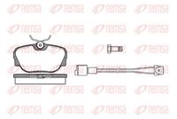 комплект спирачно феродо, дискови спирачки