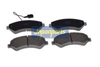 Комплект спирачно феродо, дискови спирачки PA-0280AF JAPANPARTS