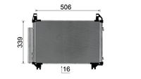 Thumbnail - Condensor, airconditioning - AC800000S - MAHLE