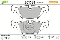 Bremsbelagsatz, Scheibenbremse