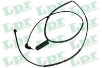 предупредителен контактен сензор, износване на накладките