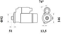 Thumbnail - Startmotor / starter - MS890 - MAHLE