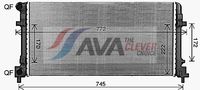 Радиатор, охлаждане на двигателя AI2450 AVA Clever Choice