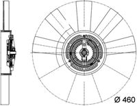 Thumbnail - Koelventilatorwiel - CFF443000P - MAHLE